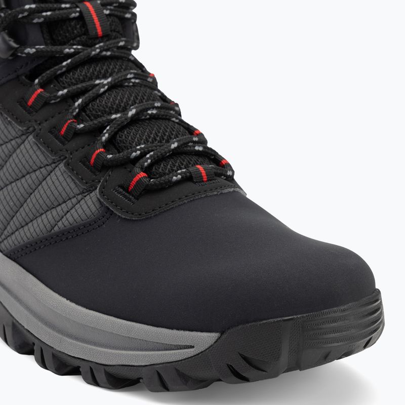 Buty turystyczne męskie Columbia Transverse Hike Waterproof black/mountain red 7