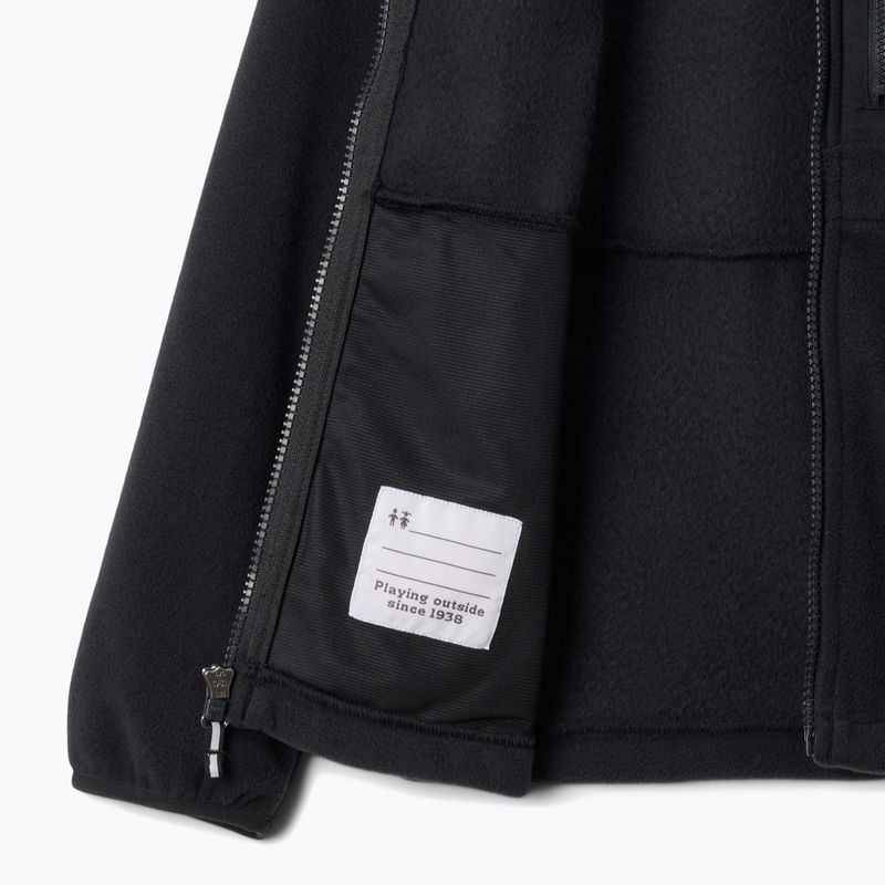 Bluza polarowa dziecięca Columbia Fast Trek IV Fleece Full Zip black 3
