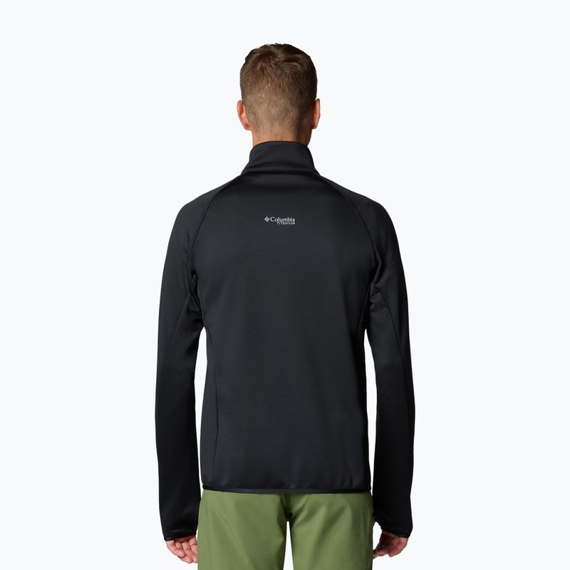 Bluza trekkingowa męska Columbia Triple Canyon Grid Fleece Full Zip II black 3