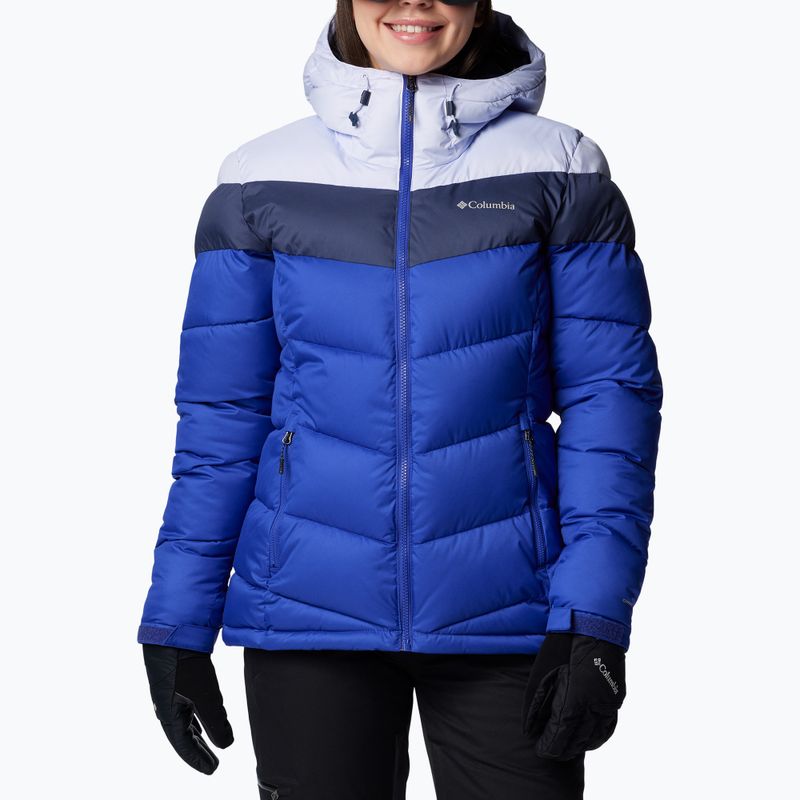 Kurtka narciarska damska Columbia Abbott Peak II Ins clematis blue/snowdrift