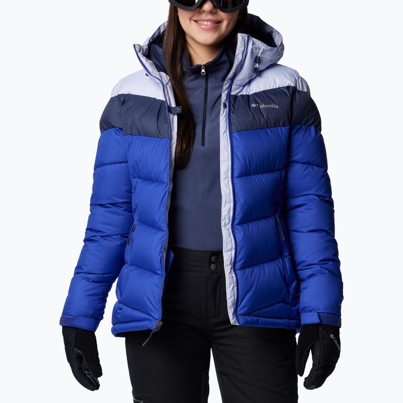 Kurtka narciarska damska Columbia Abbott Peak II Ins clematis blue/snowdrift 4