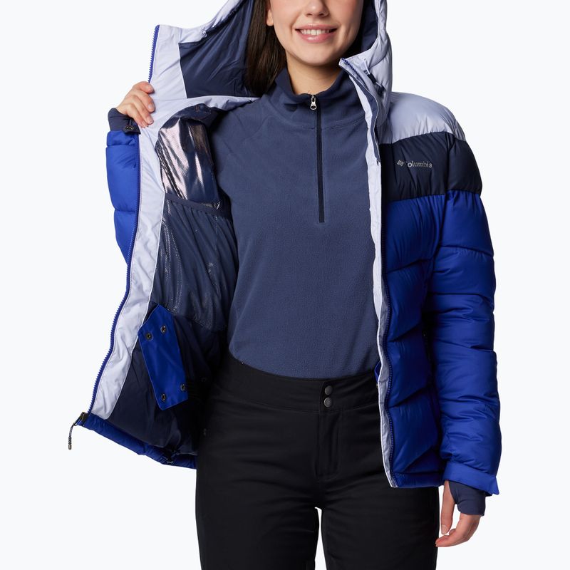 Kurtka narciarska damska Columbia Abbott Peak II Ins clematis blue/snowdrift 8