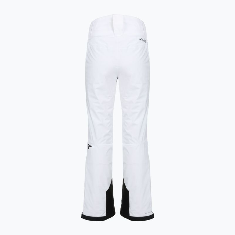 Spodnie narciarskie damskie Columbia Cirque Bowl Insulated white 9