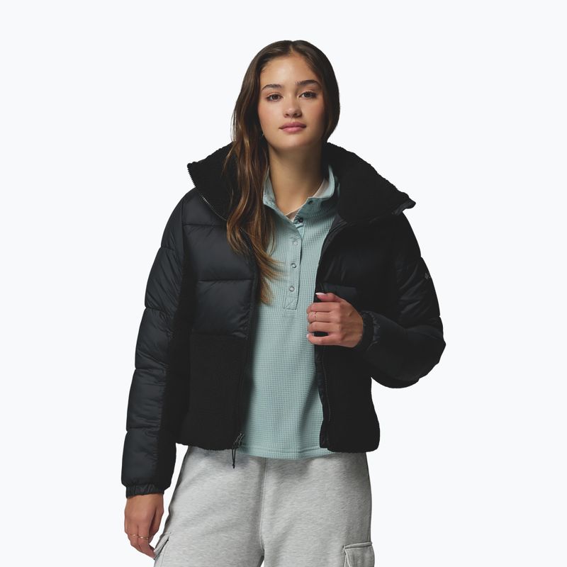 Kurtka hybrydowa damska Columbia Leadbetter Point II Sherpa Hybrid black 5
