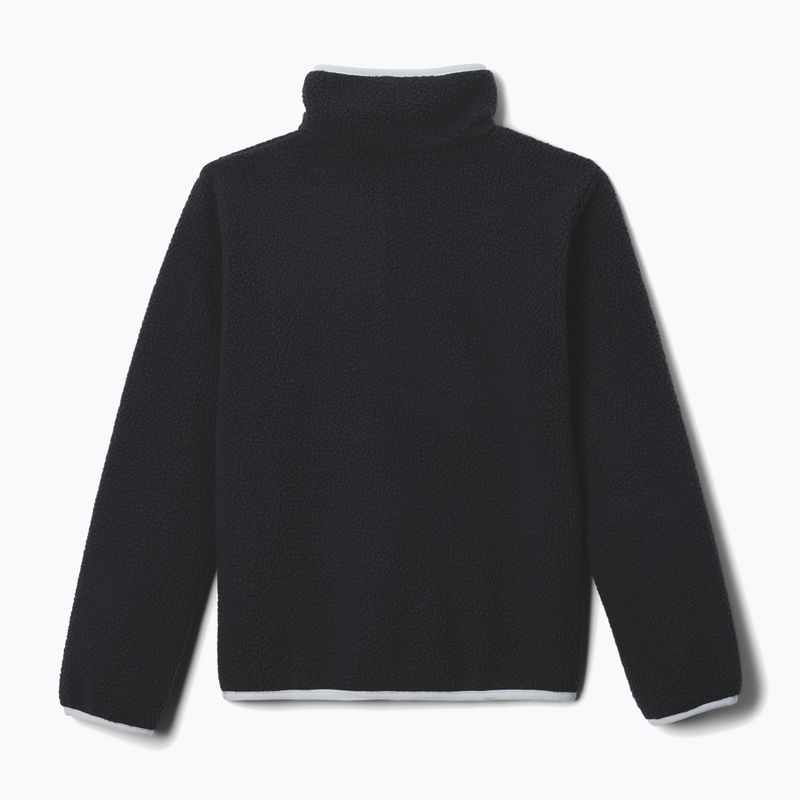 Bluza polarowa dziecięca Columbia Halvetia II Half Snap Fleece black/city grey 2