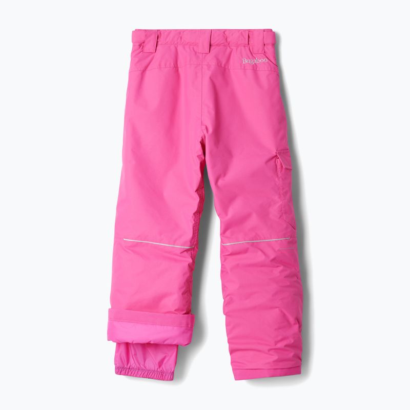 Spodnie narciarskie dziecięce Columbia Bugaboo III pink ice 2