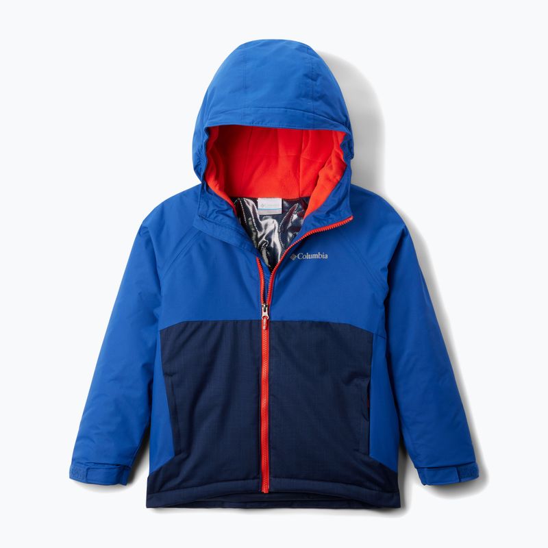 Kurtka narciarska dziecięca Columbia Alpine Action III collegiate navy melange/mountain blue