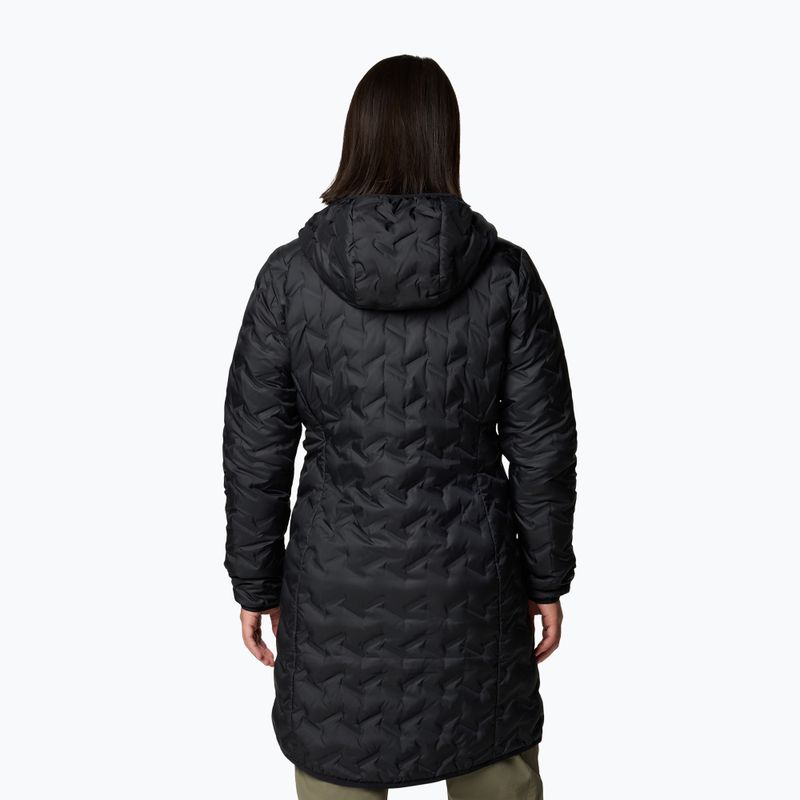 Płaszcz puchowy damski Columbia Delta Ridge II Long Down black 3