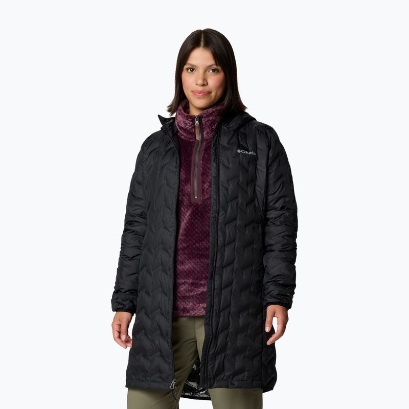Płaszcz puchowy damski Columbia Delta Ridge II Long Down black 5