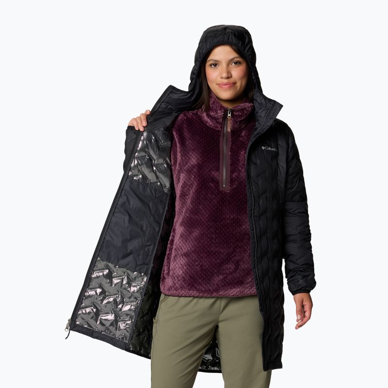 Płaszcz puchowy damski Columbia Delta Ridge II Long Down black 8