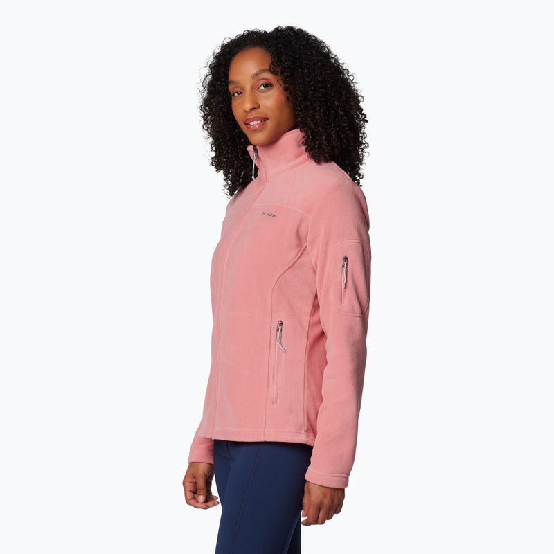 Bluza polarowa damska Columbia Fast Trek II pink agave 3