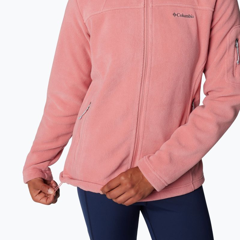 Bluza polarowa damska Columbia Fast Trek II pink agave 6