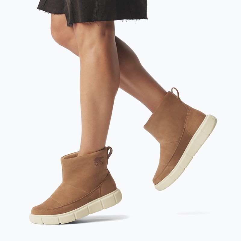 Śniegowce damskie Sorel Explorer III Slip-On WP velvet tan/chalk 15