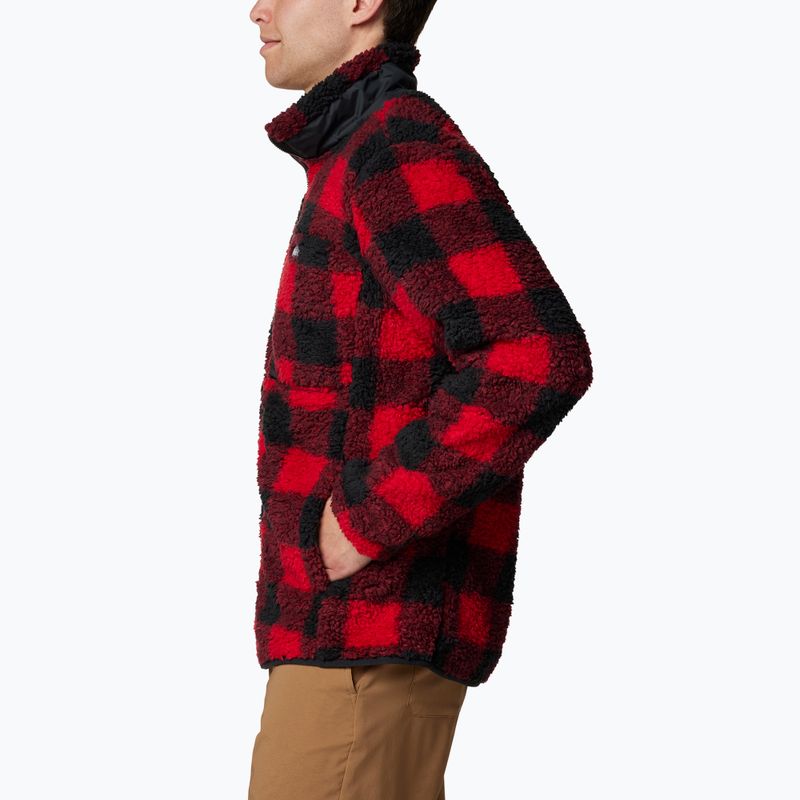 Bluza polarowa męska Columbia Winter Pass Printed Fleece mountain red check 5