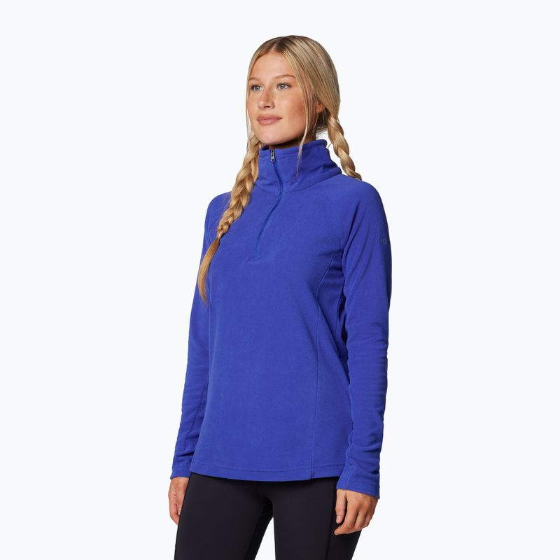 Bluza polarowa damska Columbia Glacial IV 1/2 Zip clematis blue 4