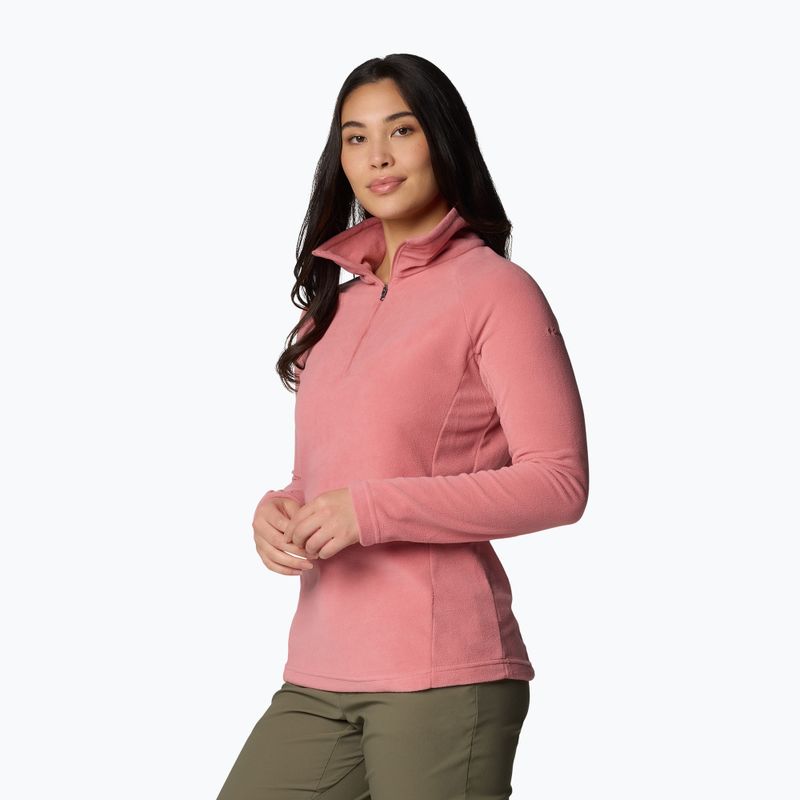 Bluza polarowa damska Columbia Glacial IV 1/2 Zip pink agave 4