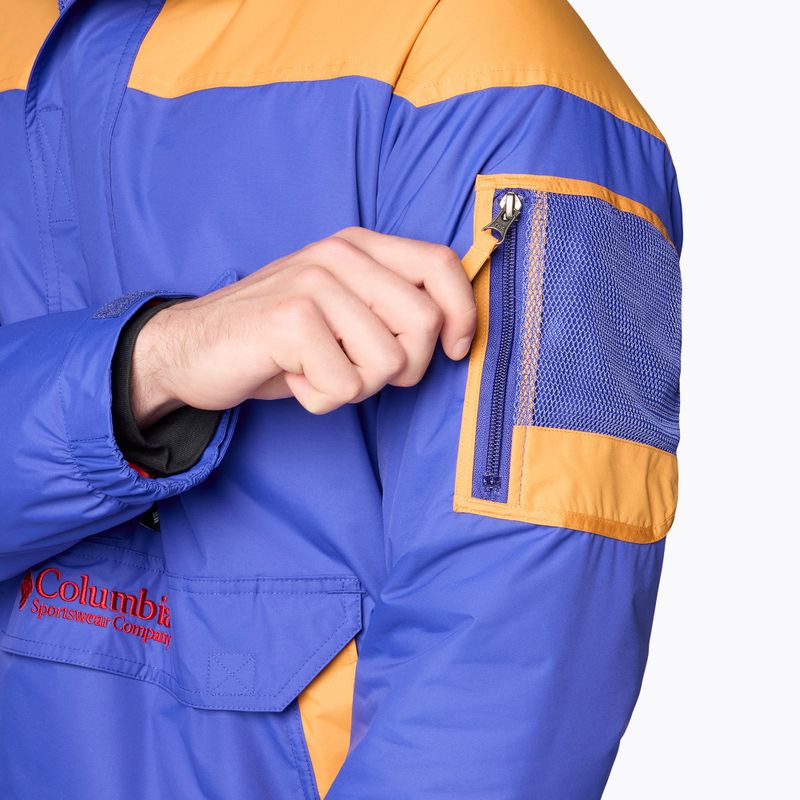 Kurtka ocieplana męska Columbia Challenger II Ins Pullover clematis blue/ sunstone 6