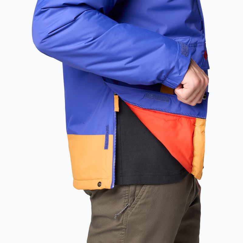 Kurtka ocieplana męska Columbia Challenger II Ins Pullover clematis blue/ sunstone 8