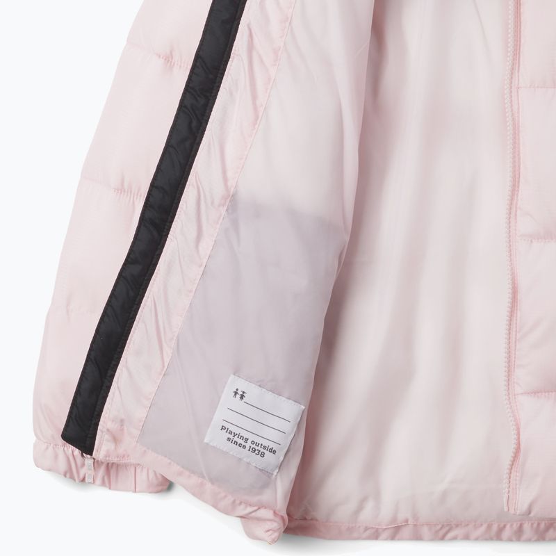 Kurtka ocieplana dziecięca Columbia Puffect Hooded satin pink/black 3