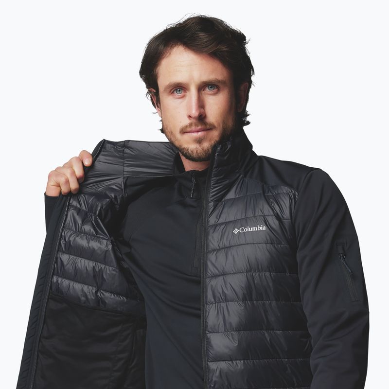 Kurtka softshell męska Columbia Tech Hybrid Softshell black 5