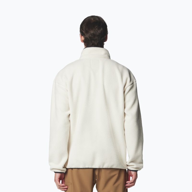 Bluza polarowa męska Columbia Helvetia II Half Snap Fleece chalk 3