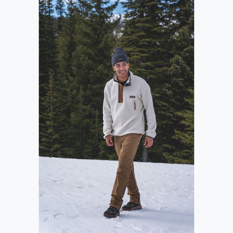 Bluza polarowa męska Columbia Helvetia II Half Snap Fleece chalk 6