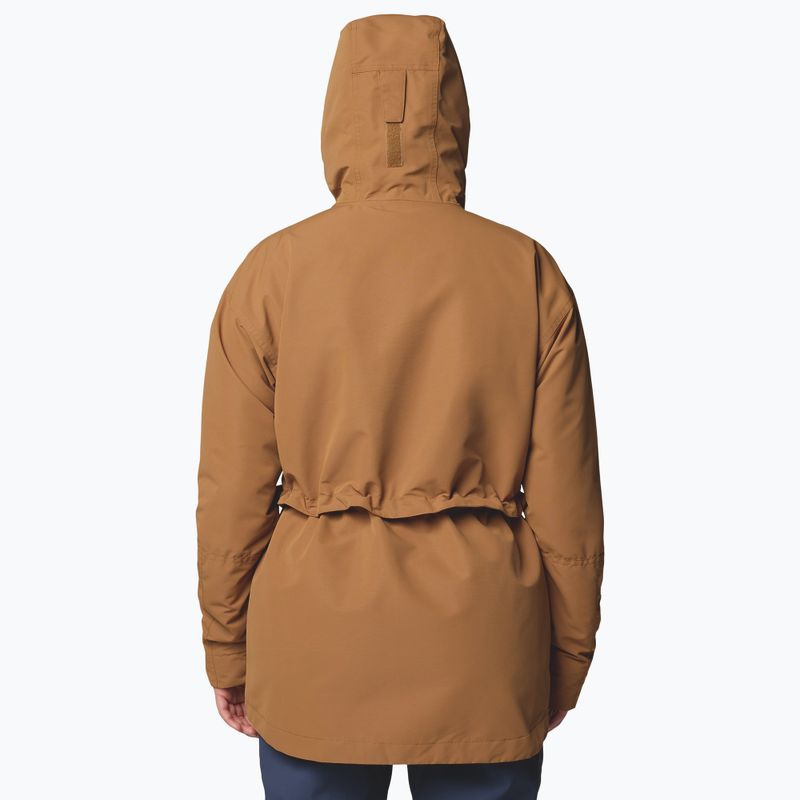 Kurtka 3w1 damska Columbia Drop Ridge II Interchange camel brown 2