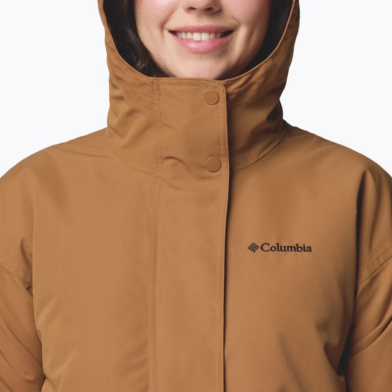 Kurtka 3w1 damska Columbia Drop Ridge II Interchange camel brown 4