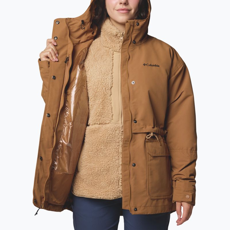 Kurtka 3w1 damska Columbia Drop Ridge II Interchange camel brown 6