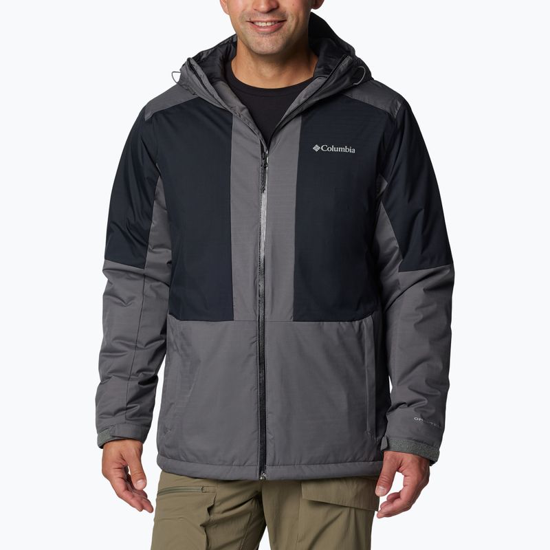 Kurtka ocieplana męska Columbia Point Park II Insulated city grey/black