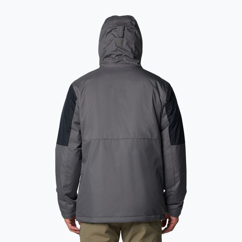 Kurtka ocieplana męska Columbia Point Park II Insulated city grey/black 2