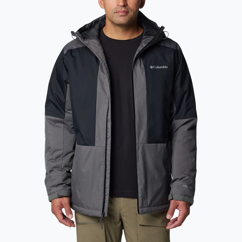 Kurtka ocieplana męska Columbia Point Park II Insulated city grey/black 4