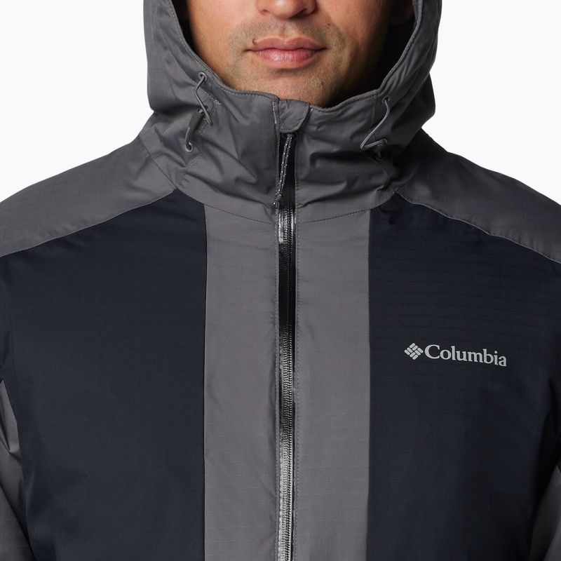 Kurtka ocieplana męska Columbia Point Park II Insulated city grey/black 5