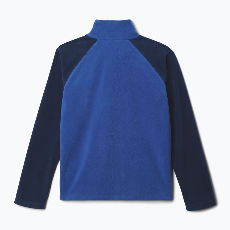 Bluza polarowa dziecięca Columbia Glacial Half Zip mountain blue/collegiate navy 2