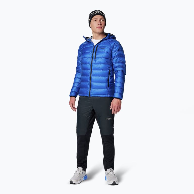 Kurtka puchowa męska Columbia Arctic Crest Down Hooded mountain blue 2