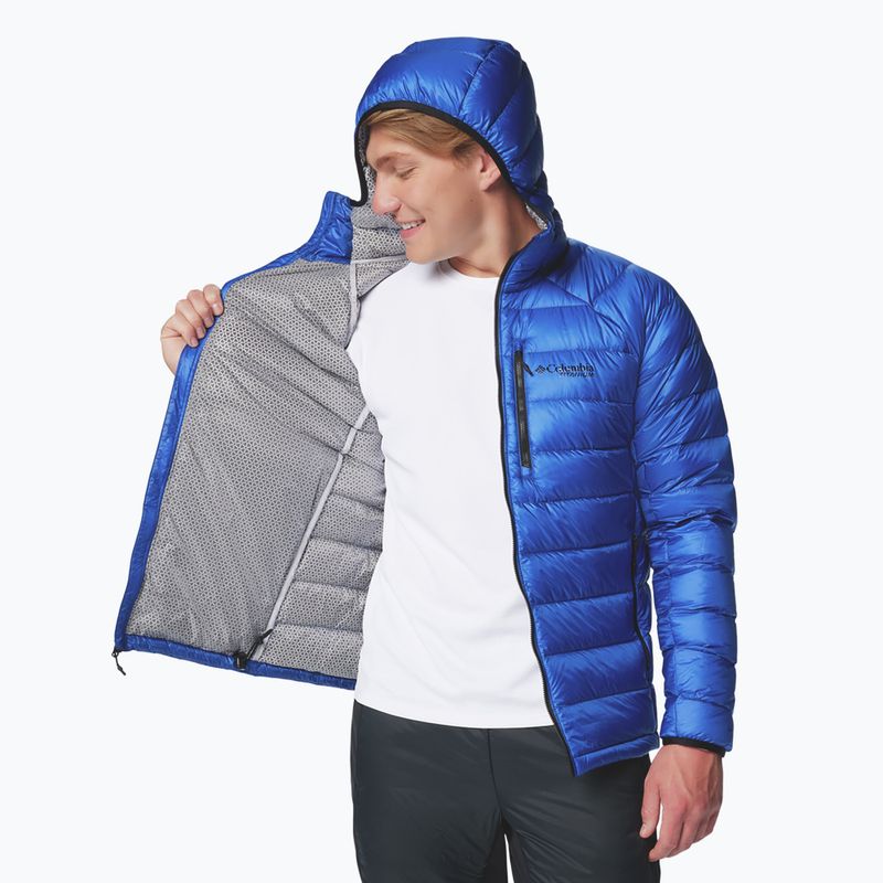 Kurtka puchowa męska Columbia Arctic Crest Down Hooded mountain blue 6