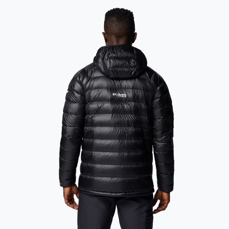 Kurtka puchowa męska Columbia Arctic Crest Down Hooded black 3