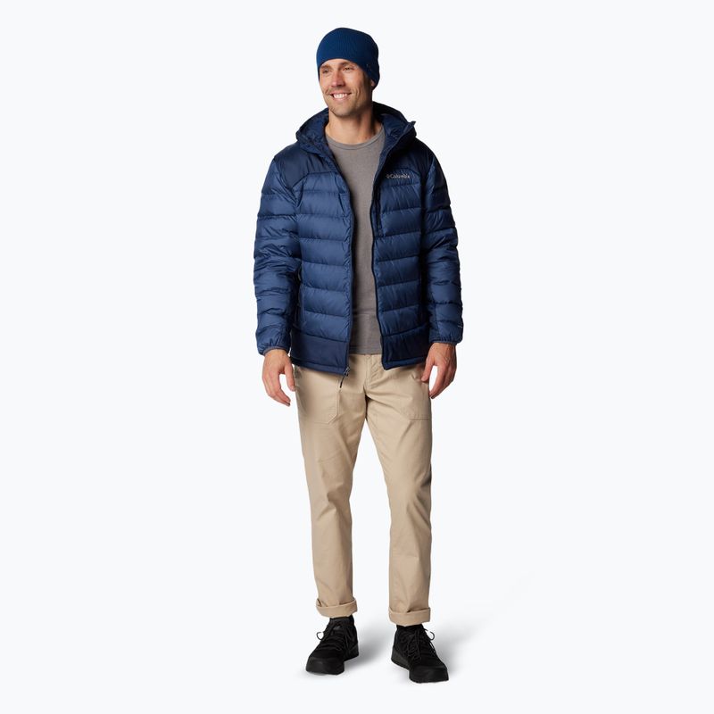 Kurtka puchowa męska Columbia Autumn Park II Down Hooded dark mountain/ collegiate navy 2