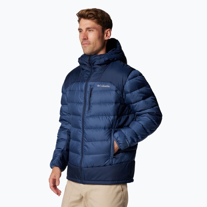 Kurtka puchowa męska Columbia Autumn Park II Down Hooded dark mountain/ collegiate navy 4