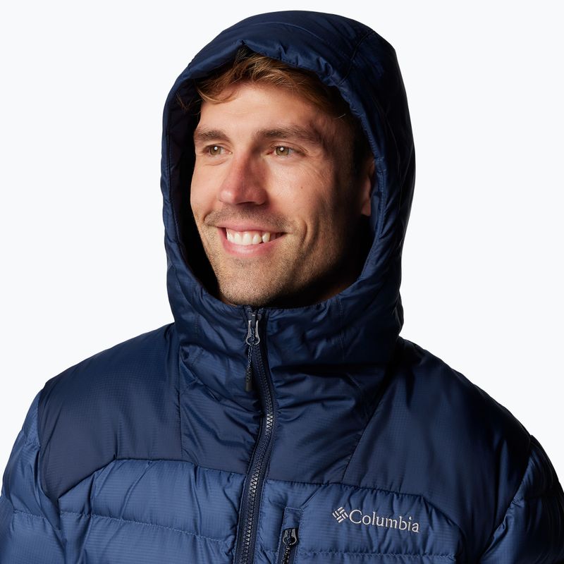 Kurtka puchowa męska Columbia Autumn Park II Down Hooded dark mountain/ collegiate navy 6