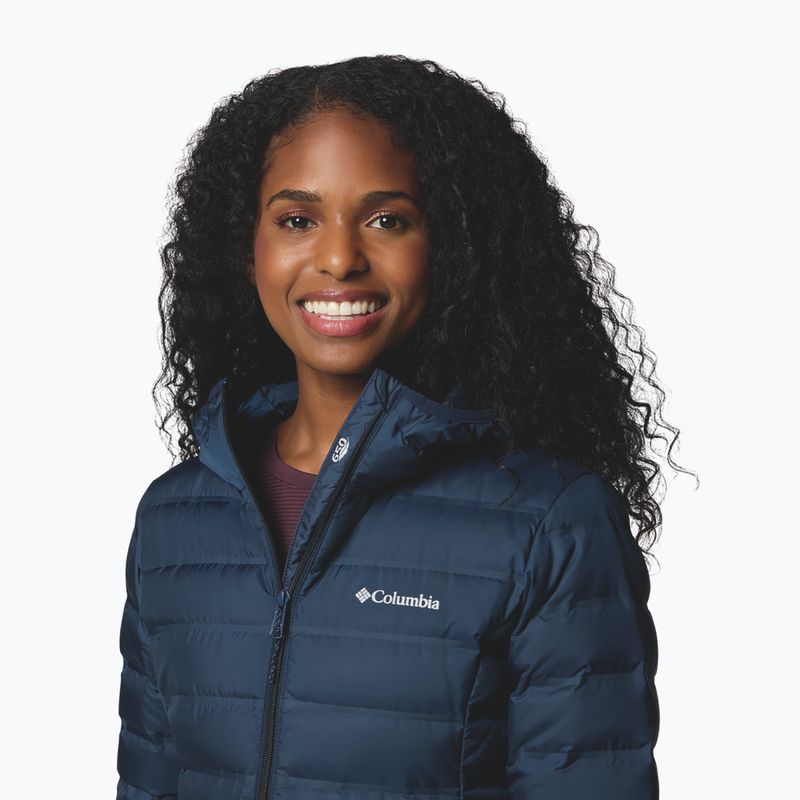 Kurtka puchowa damska Columbia Lake 22 II Down Long Hooded collegiate navy 6