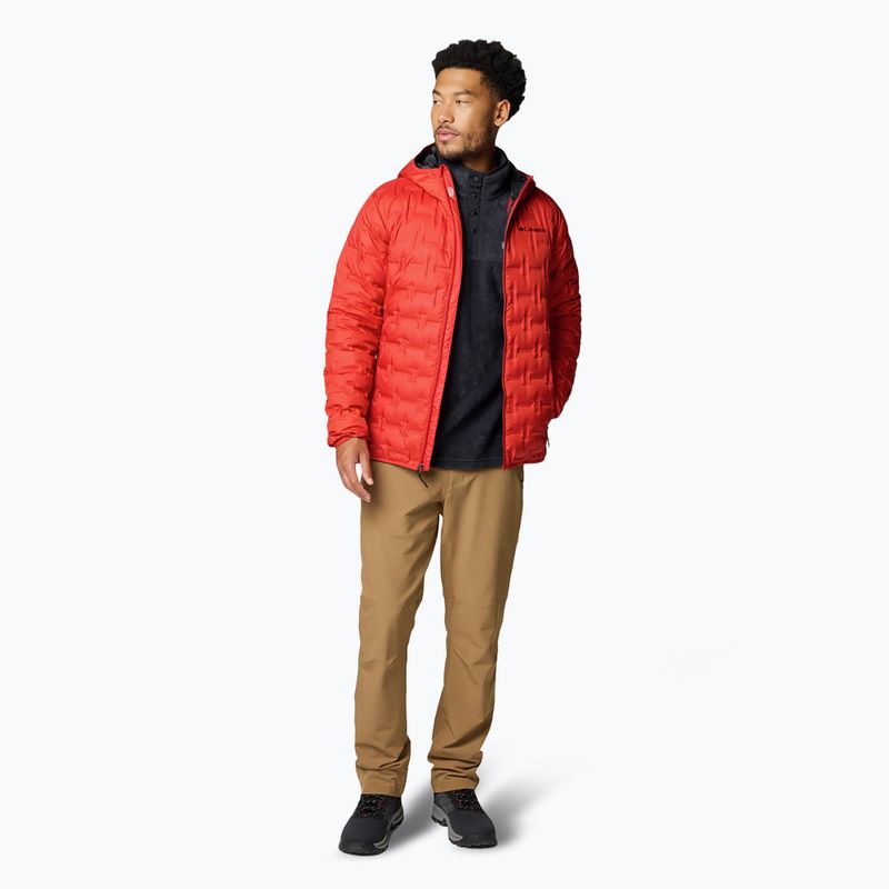 Kurtka puchowa męska Columbia Delta Ridge II Down Hooded sail red 2