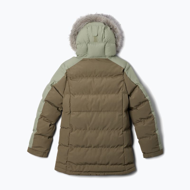 Kurtka ocieplana dziecięca Columbia Girl's Marquam Peak Fusion II 2024 stone green/safari 2