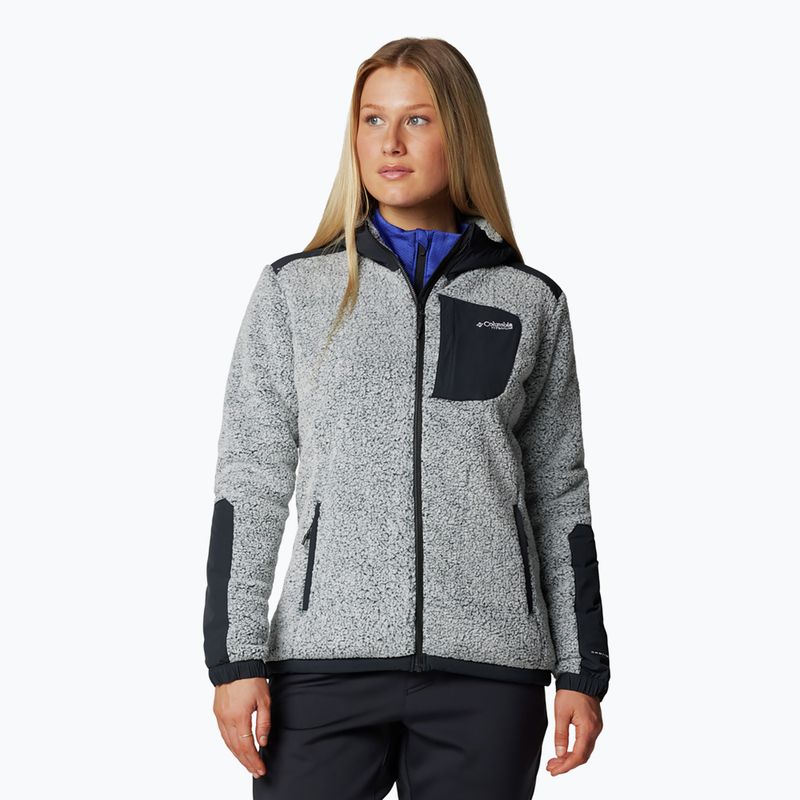 Bluza damska Columbia Arctic Crest Sherpa white / black 5