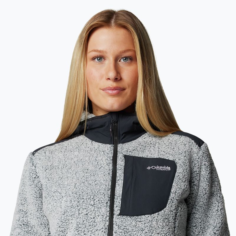 Bluza damska Columbia Arctic Crest Sherpa white / black 6