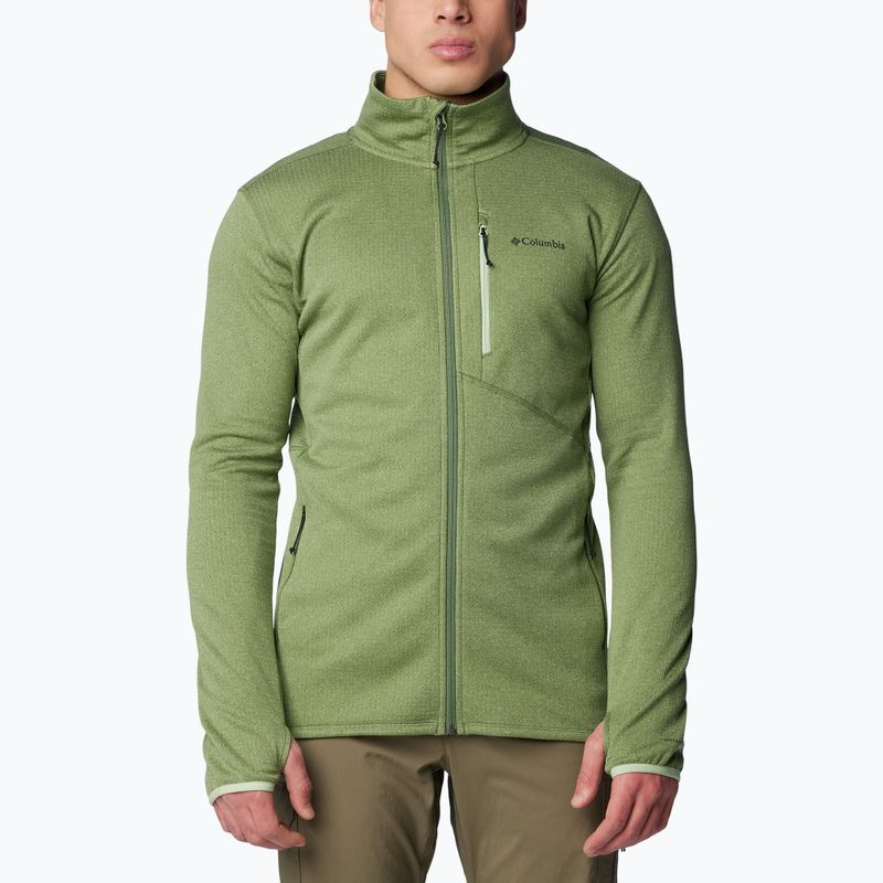 Bluza trekkingowa męska Columbia Park View Fleece FZ canteen heather