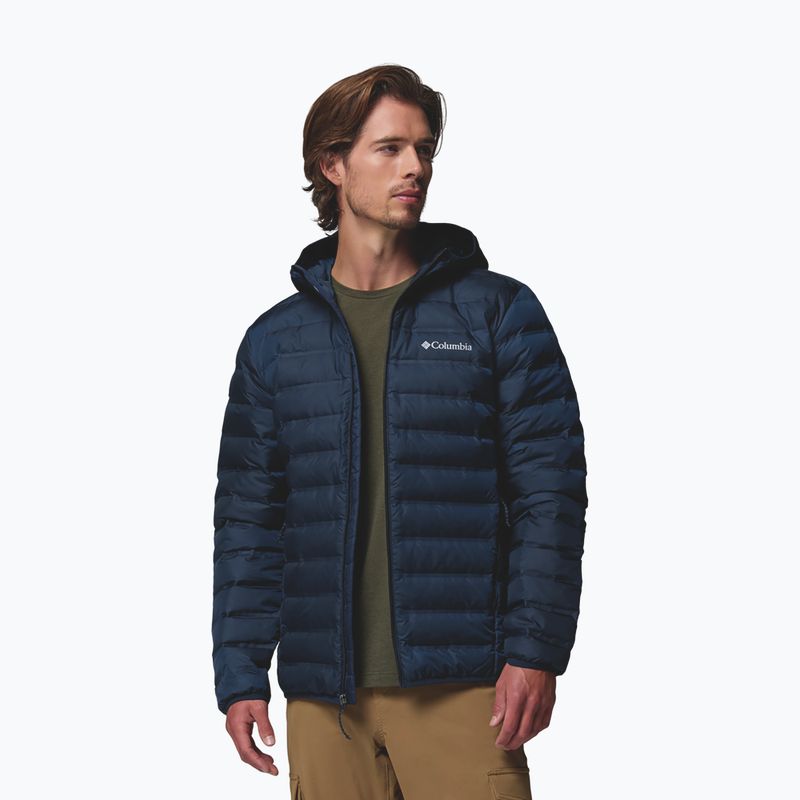 Kurtka puchowa męska Columbia Lake 22 II Down Hooded collegiate navy 4