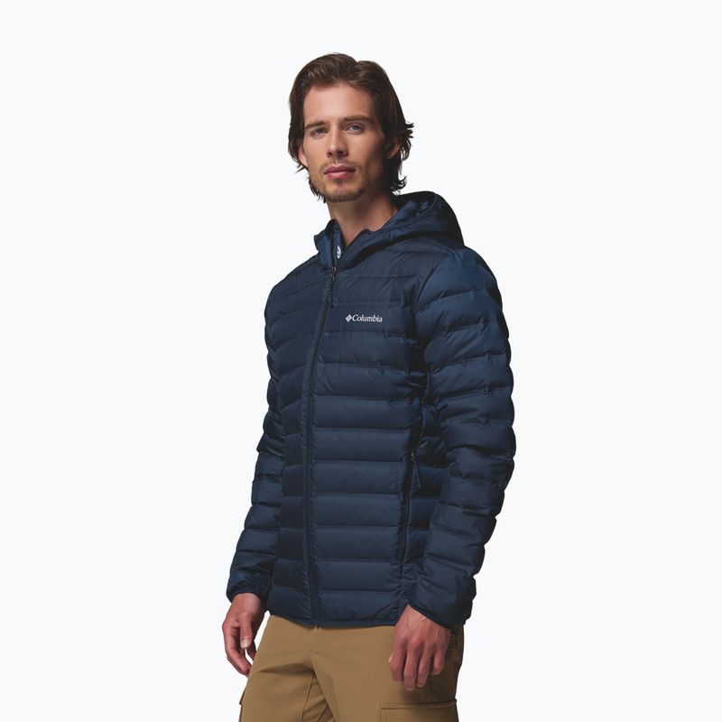 Kurtka puchowa męska Columbia Lake 22 II Down Hooded collegiate navy 5
