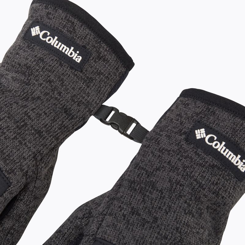 Rękawice trekkingowe męskie Columbia Sweater Weather II black heather 5