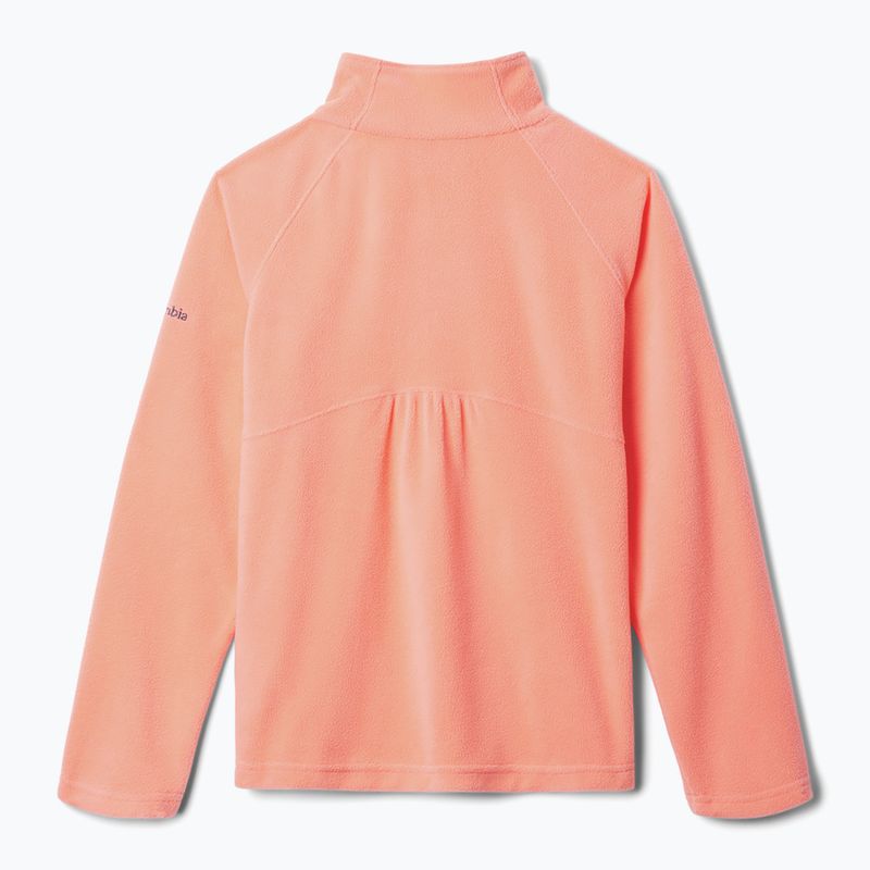 Bluza polarowa dziecięca Columbia Glacial Fleece hot coral 2